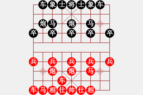 象棋棋譜圖片：撂荒地(7級(jí))-負(fù)-不知你是誰(shuí)(3段) - 步數(shù)：10 