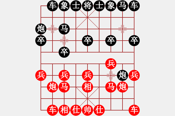 象棋棋譜圖片：重慶萬盛 侯興偉 負(fù) 重慶涪陵 蔡紅 - 步數(shù)：10 