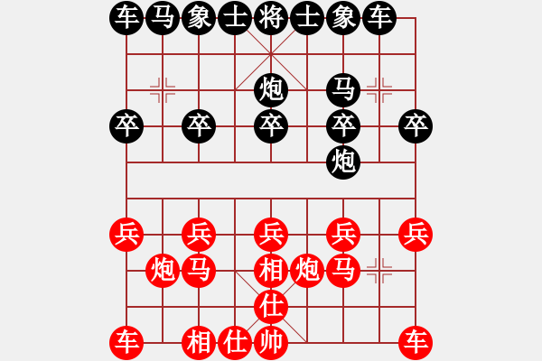 象棋棋譜圖片：東臺(tái) 陳永平 和 蘇州 柳天 - 步數(shù)：10 