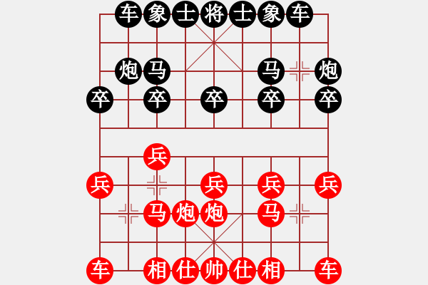 象棋棋譜圖片：《學(xué)習(xí)大師先手》五六炮兩頭蛇破屏風(fēng)馬邊炮炮2進(jìn)2平炮打車 - 步數(shù)：10 