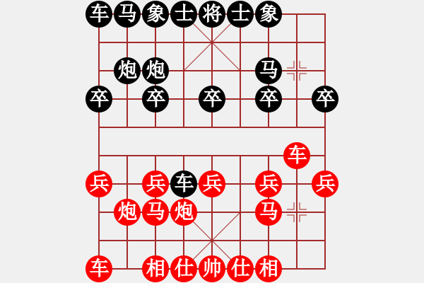 象棋棋譜圖片：弈林精華棋藝社 瞎砍 先勝 甘肅韓小全 - 步數(shù)：10 