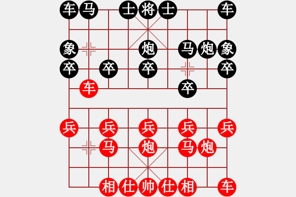 象棋棋譜圖片：新手學(xué)棋蓮花[609092485]VS20101017 2226 亦天[1053476932] - 步數(shù)：10 