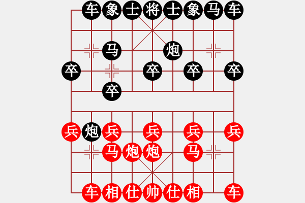 象棋棋谱图片：王茂原先和刘雨龙 - 步数：10 