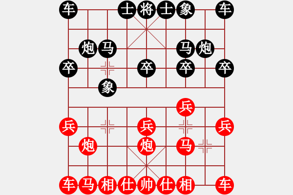 象棋棋譜圖片：天龍飛俠(1弦)-負-猛虎(9星) - 步數(shù)：10 