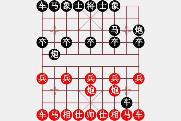 象棋棋譜圖片：象棋愛(ài)好者 VS 云棋士 - 步數(shù)：10 