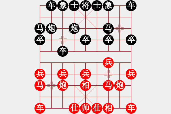 象棋棋譜圖片：瓜瓜是蛋蛋(日帥)-勝-英雄(至尊) - 步數(shù)：10 