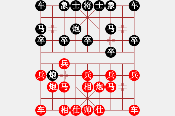 象棋棋譜圖片：后和章文其 - 步數(shù)：10 