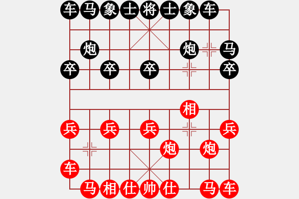 象棋棋譜圖片：棋心閣小俊 先勝 野狼 - 步數(shù)：10 