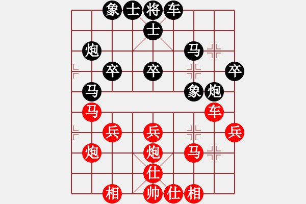 象棋棋譜圖片：棋妙真君(2段)-勝-神仙魚(6段) - 步數(shù)：40 