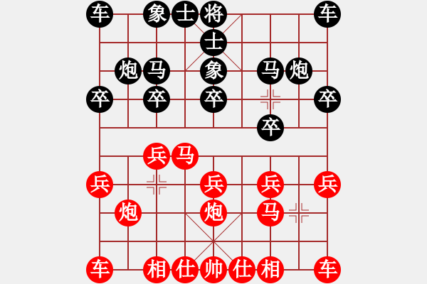 象棋棋譜圖片：因?yàn)樗訹1245437518] -VS- 避風(fēng)港[937138889] - 步數(shù)：10 