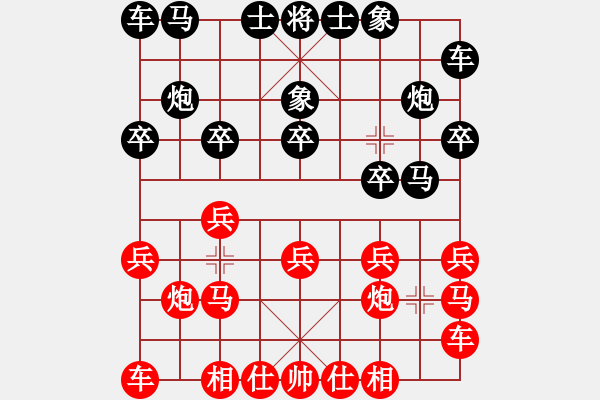 象棋棋譜圖片：許文章 先負(fù) 鄭惟桐  - 步數(shù)：10 