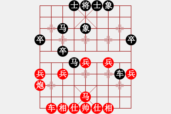 象棋棋譜圖片：二胖(6段)-勝-狂刀傲劍(6段) - 步數(shù)：30 