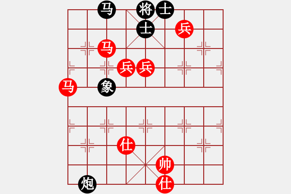 象棋棋譜圖片：棋局-Cb1bNa PP - 步數(shù)：110 