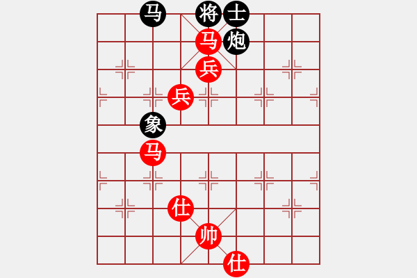 象棋棋譜圖片：棋局-Cb1bNa PP - 步數(shù)：120 