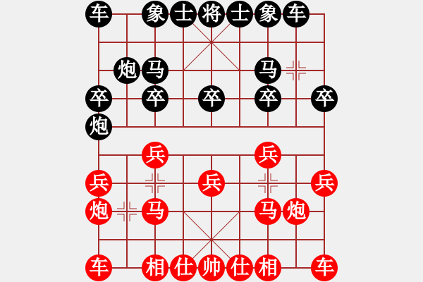 象棋棋譜圖片：大便研究家(7段)-和-秋來秋去(9段) - 步數(shù)：10 