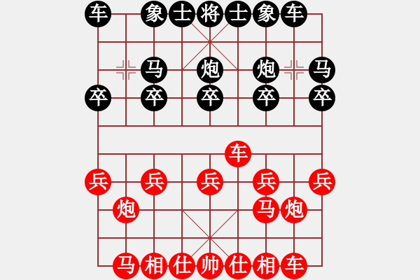 象棋棋譜圖片：甲后緩開車10車七進三8車一平二 - 步數(shù)：10 