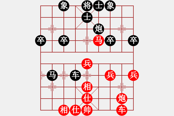 象棋棋譜圖片：bywensheng(3段)-負(fù)-autoo(9段) - 步數(shù)：40 