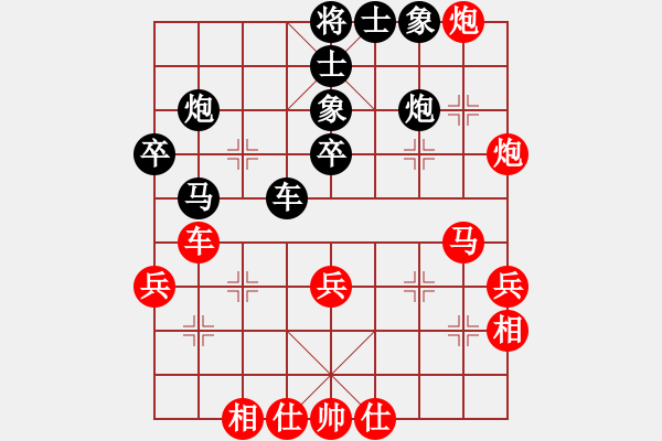 象棋棋譜圖片：老糊涂蟲(4段)-負(fù)-品棋斷劍神(5段) - 步數(shù)：40 