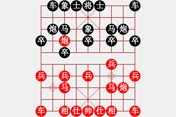 象棋棋譜圖片：董志國(guó) 先負(fù) 謝尚有 - 步數(shù)：10 