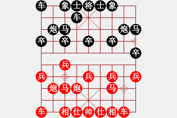 象棋棋譜圖片：甲組　第04輪 第02臺廣平百川棋?！⊥蹙馈∠葎佟舷笃鍏f(xié)會　徐原灝宇 - 步數(shù)：10 