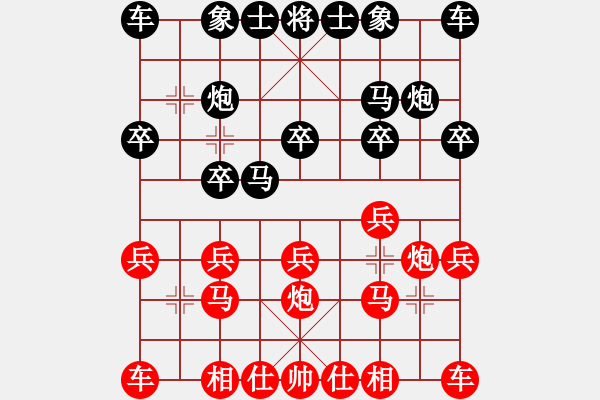 象棋棋譜圖片：魔法學(xué)徒 負 美麗人生 - 步數(shù)：10 