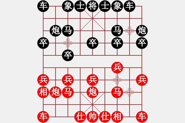 象棋棋譜圖片：棋樂(lè)無(wú)窮[438806118] 勝 芳棋(純?nèi)讼缕?[893812128] - 步數(shù)：10 