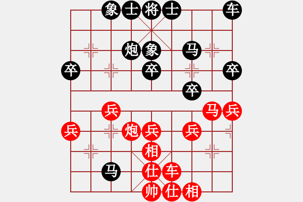 象棋棋譜圖片：2022.3.18.1五分鐘JJ后勝 - 步數(shù)：30 