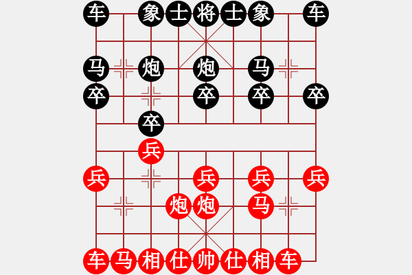 象棋棋譜圖片：abcdefg[956715786] -VS- 君子[704052779] - 步數(shù)：10 