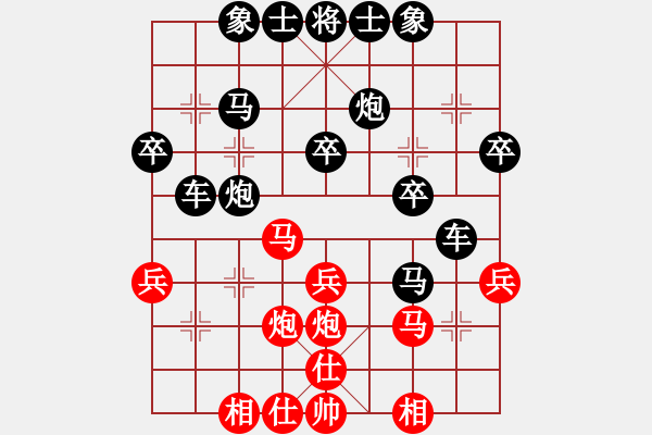 象棋棋譜圖片：2021.2.17.3JJ象棋評測后勝 - 步數(shù)：30 