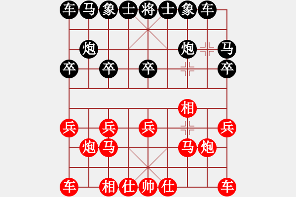 象棋棋譜圖片：進(jìn)兵對起馬 正陽王恩剛 負(fù) nzbdwma - 步數(shù)：10 