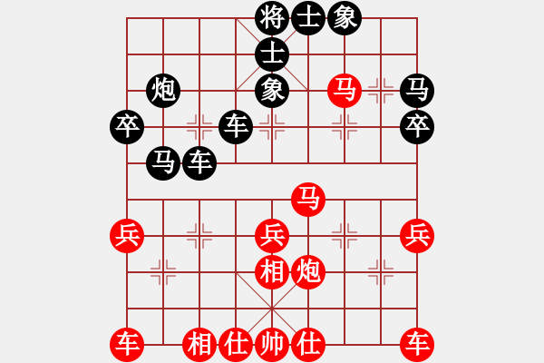 象棋棋譜圖片：進(jìn)兵對起馬 正陽王恩剛 負(fù) nzbdwma - 步數(shù)：30 