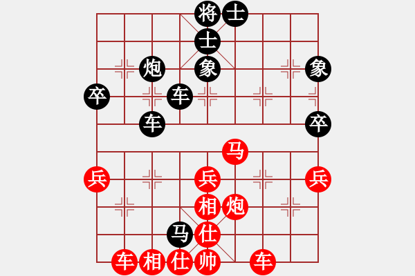 象棋棋譜圖片：進(jìn)兵對起馬 正陽王恩剛 負(fù) nzbdwma - 步數(shù)：40 