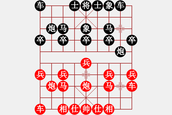 象棋棋譜圖片：。！[984379200] -VS- 嘴角揚(yáng)揚(yáng)[50129759] - 步數(shù)：10 