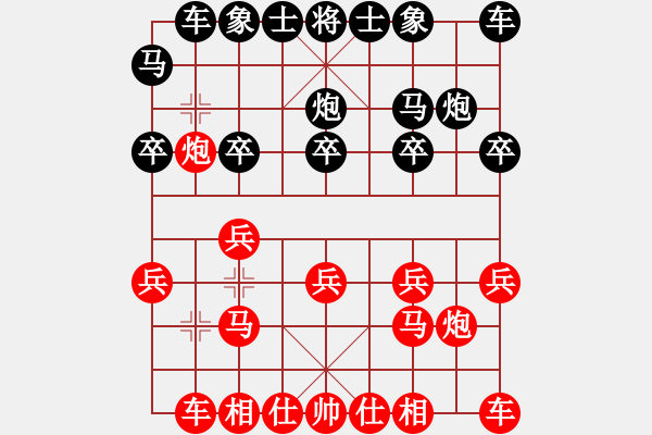 象棋棋譜圖片：第四輪8 揚(yáng)中桔梅秦梓陽先負(fù)連云港王兵.XQF - 步數(shù)：10 