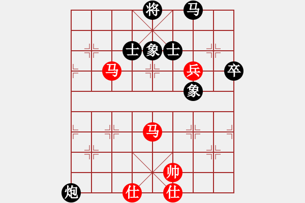 象棋棋譜圖片：帥帥習(xí)弈(6段)-負(fù)-濰衛(wèi)校甄(7段) - 步數(shù)：110 