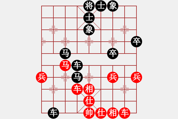 象棋棋譜圖片：都勻橋梁廠楊志勻（負(fù)）鐵五局黃明昌 - 步數(shù)：52 