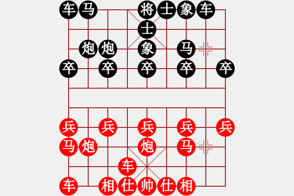 象棋棋譜圖片：橫才俊儒[292832991] -VS- 星無(wú)塵[327109098] - 步數(shù)：10 