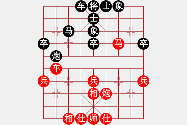 象棋棋譜圖片：男子團(tuán)體6 (2)莊宏明先和馮家俊 - 步數(shù)：40 