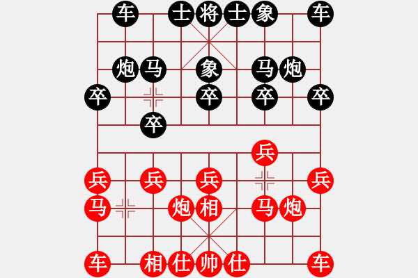 象棋棋譜圖片：小卒吃大車vstianzhongx - 步數(shù)：10 