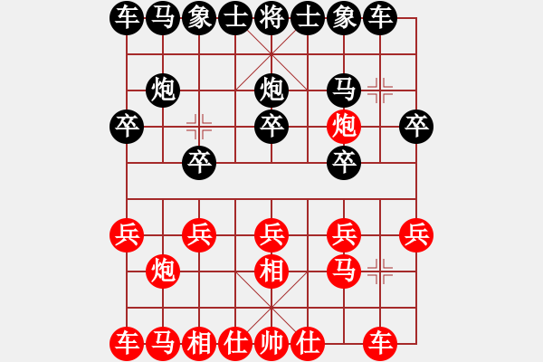 象棋棋譜圖片：150320 A組 第六輪 第三臺 沈毅豪 (森) 勝 陳 進(jìn) (玻) - 步數(shù)：10 