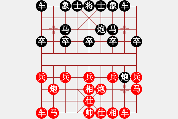 象棋棋譜圖片：我愛象棋（先負(fù)）鐵麒麟 - 步數(shù)：10 