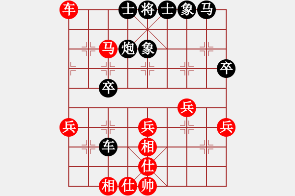 象棋棋譜圖片：野 戰(zhàn)(軍) 勝 分紅比例符合技術(shù)開 - 步數(shù)：50 