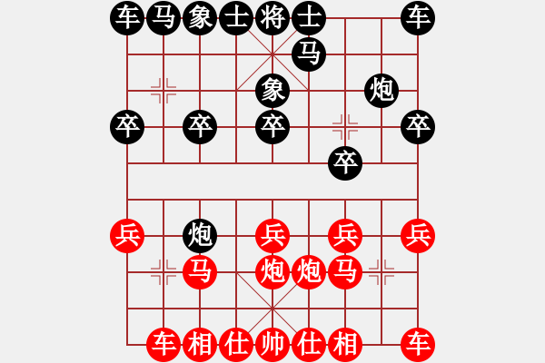 象棋棋譜圖片：蘇雅琳先和山山 - 步數(shù)：10 