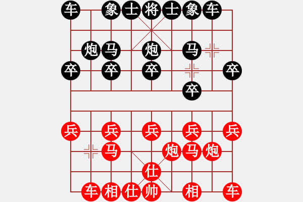 象棋棋譜圖片：二鬼拍門1 - 步數(shù)：10 