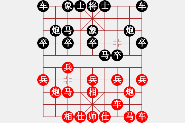 象棋棋譜圖片：樂大勇勝饒仁衛(wèi)-飛相對(duì)右正馬 - 步數(shù)：10 