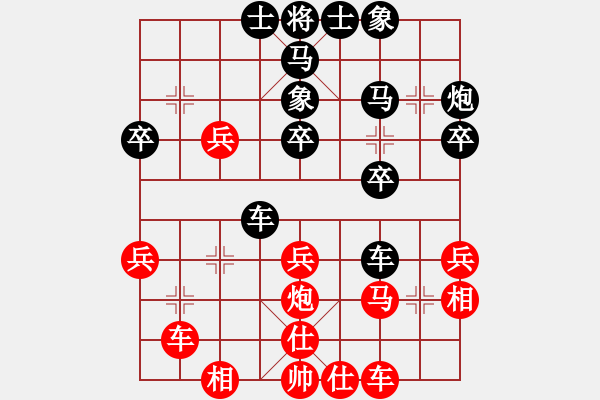 象棋棋譜圖片：第13臺(tái) 姚順華 負(fù) 林柯佑 - 步數(shù)：30 