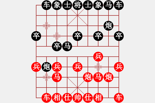 象棋棋谱图片：林辉宇 先和 刘立山 - 步数：10 