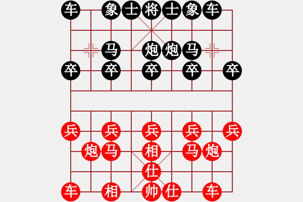 象棋棋譜圖片：一丈青(9星)-負-肖春堂大師(9星) - 步數(shù)：10 