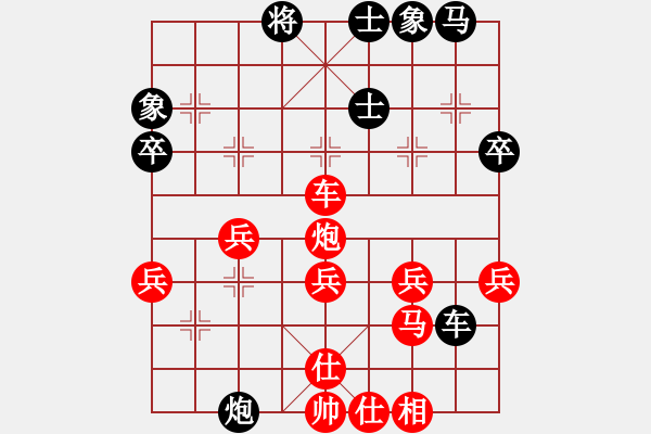 象棋棋譜圖片：取舍之道(2段)-勝-野戰(zhàn)軍團(tuán)(3段) - 步數(shù)：40 