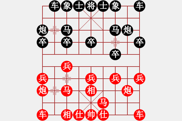 象棋棋譜圖片：杏花村牧童(9星)-和-澳洲的老揚(天罡) - 步數(shù)：10 